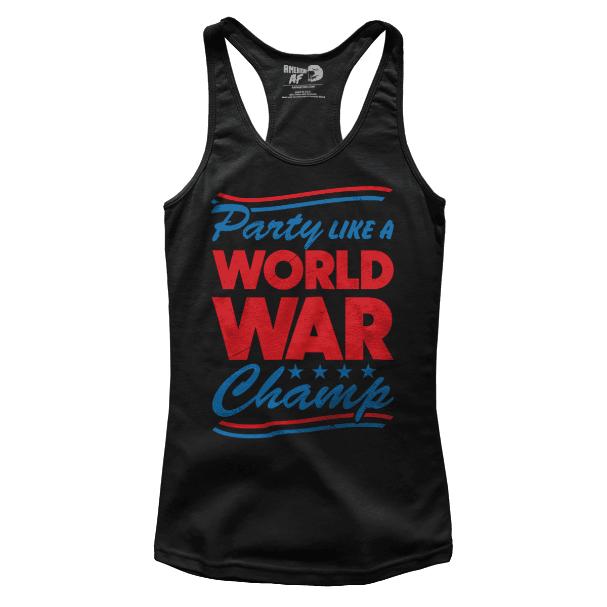 T-shirt Party Like A World War Champ (Ladies)