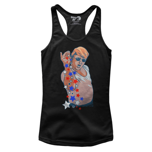 Salt Bae Trump Racerback Tank Top