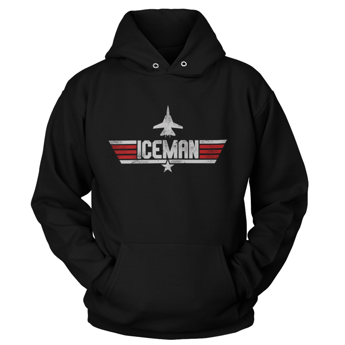 T-shirt Premium Soft Hoodie / Black / XS Iceman (Ladies)