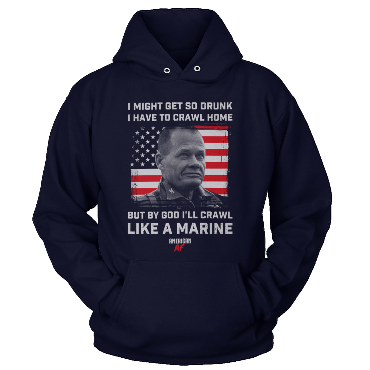 T-shirt Premium Soft Hoodie / True Navy / XS Chesty Crawl - Independence Day (Ladies)