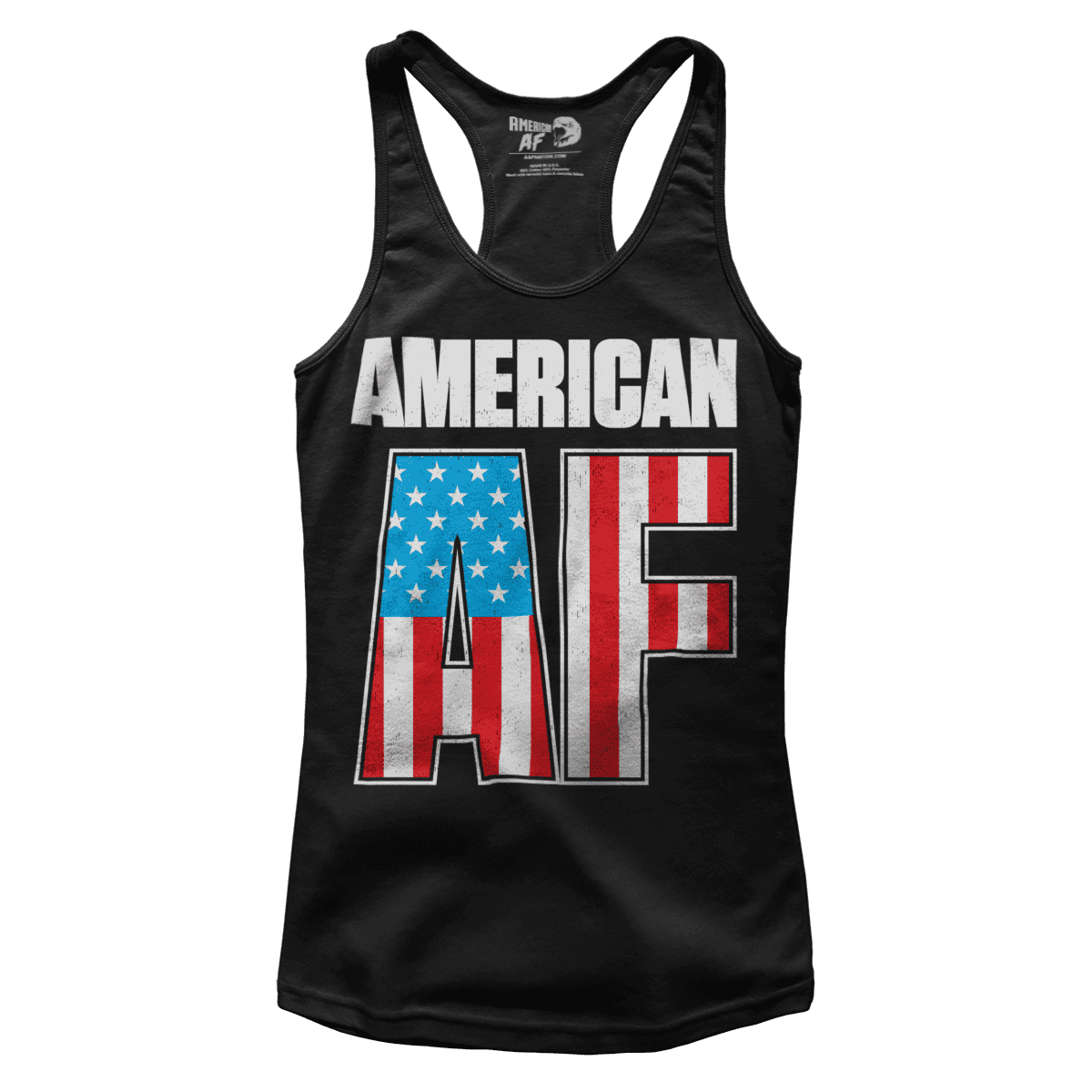 T-shirt Premium Ladies Racerback Tank / Black / XS American AF (Ladies)