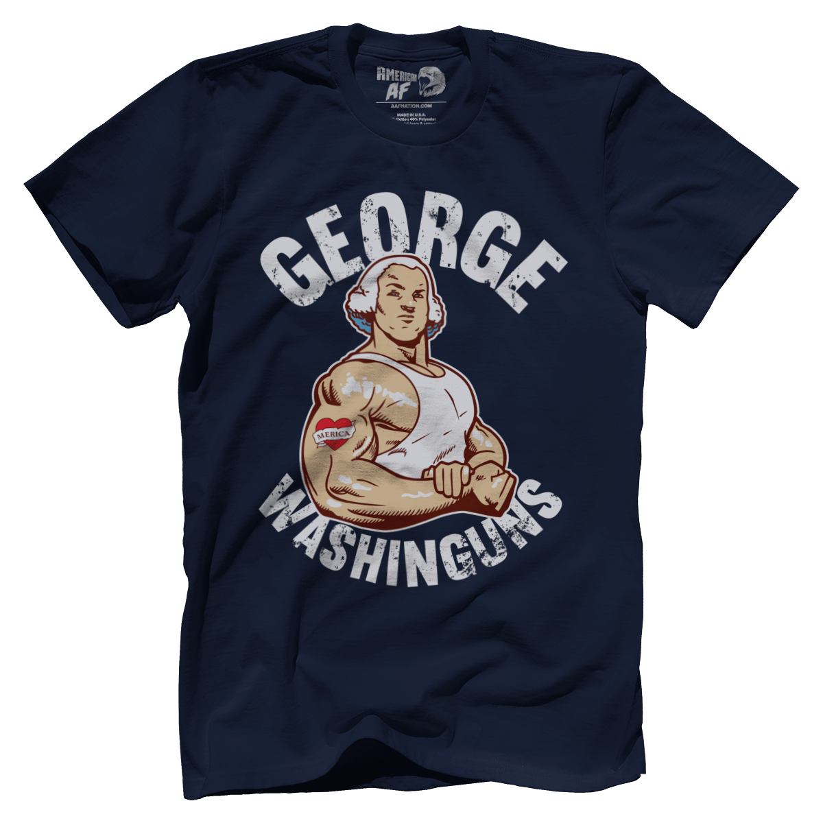 T-shirt Premium Mens Shirt / Midnight Navy / XS George Washinguns