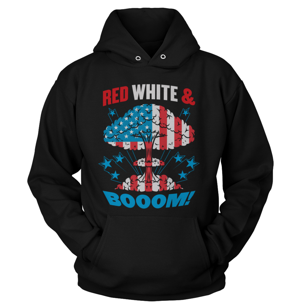 Red, White, and Boom Hoodie