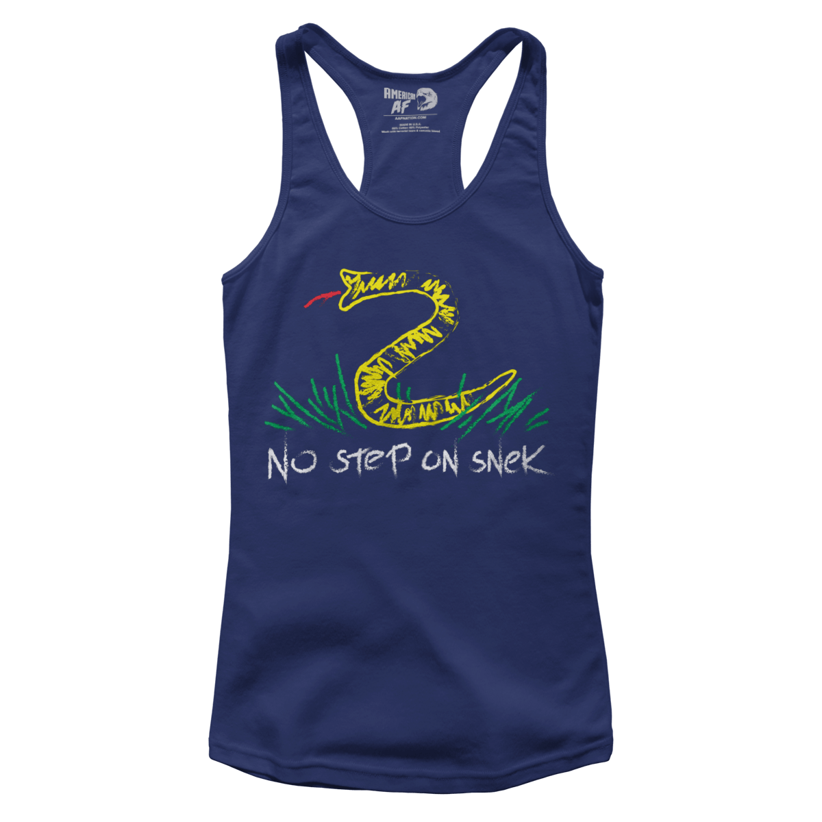 No Step on Snek Racerback Tank Top