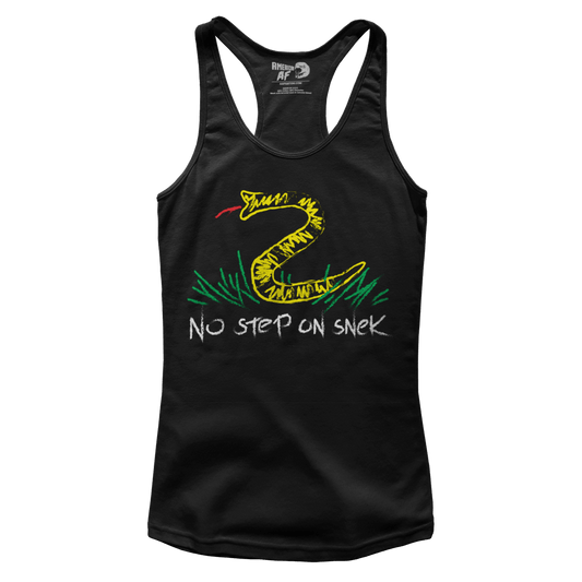 No Step on Snek Racerback Tank Top