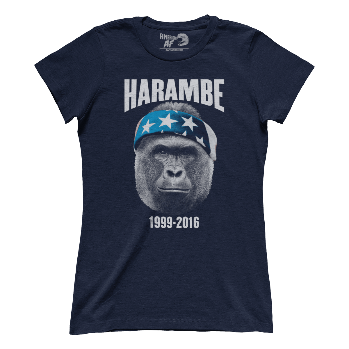 T-shirt Premium Ladies Tee / Midnight Navy / XS Harambe 1999-2016 (Ladies)