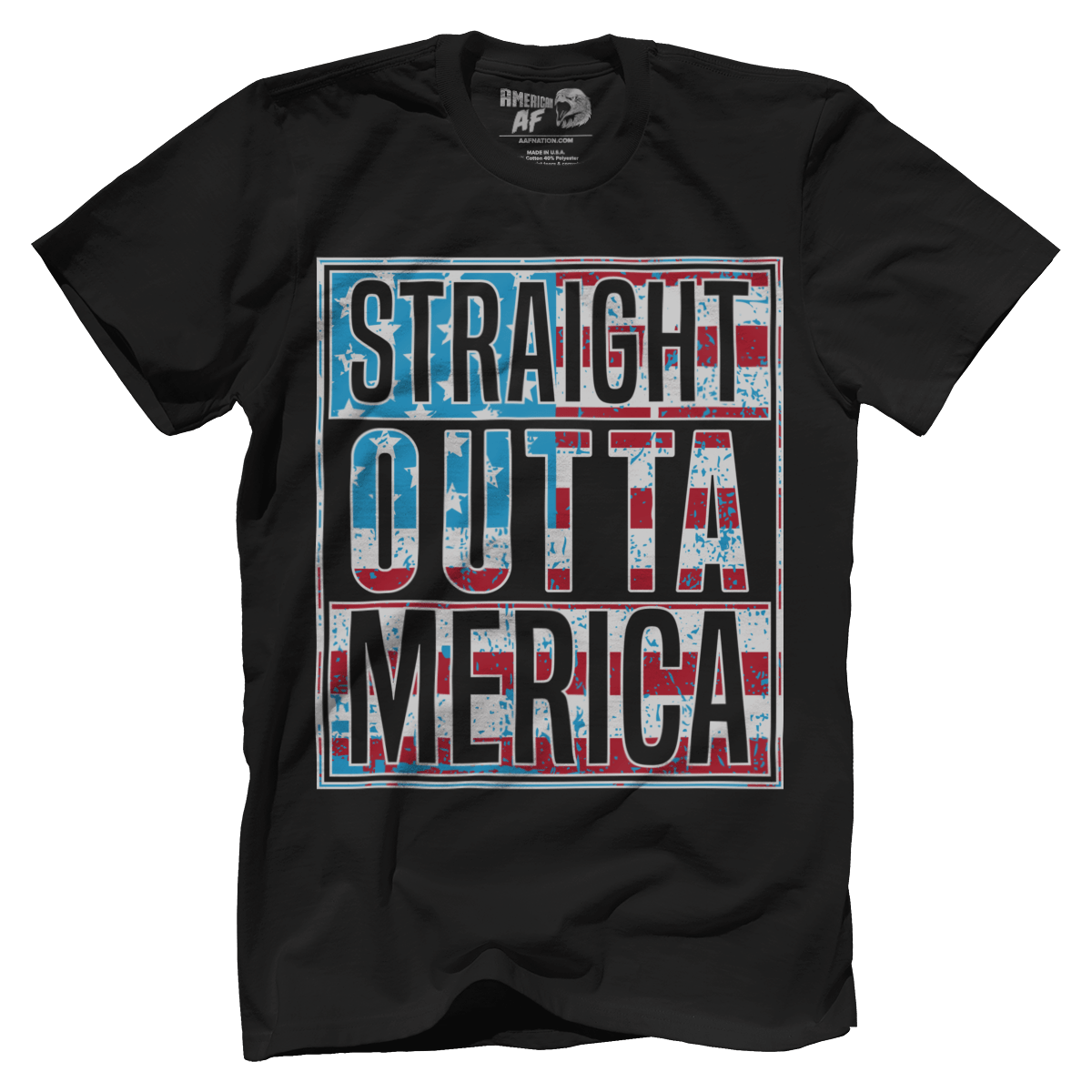 T-shirt Premium Mens Shirt / Black / XS Straight Outta MERICA!