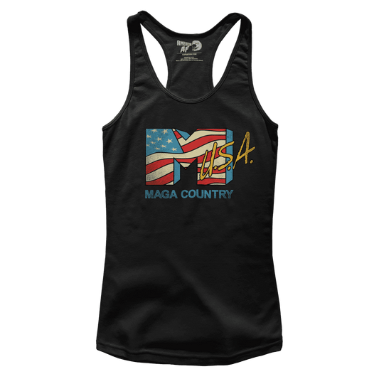 MAGA Country Racerback Tank Top