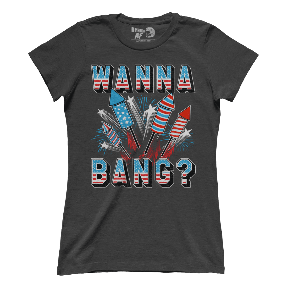 Apparel Premium Ladies Tee / Heavy Metal / XS Wanna Bang? (Ladies)