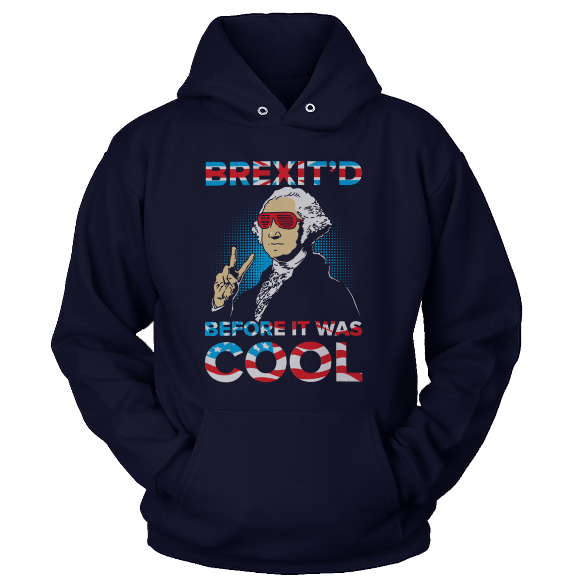 T-shirt Unisex Hoodie / Navy / S Brexit'd