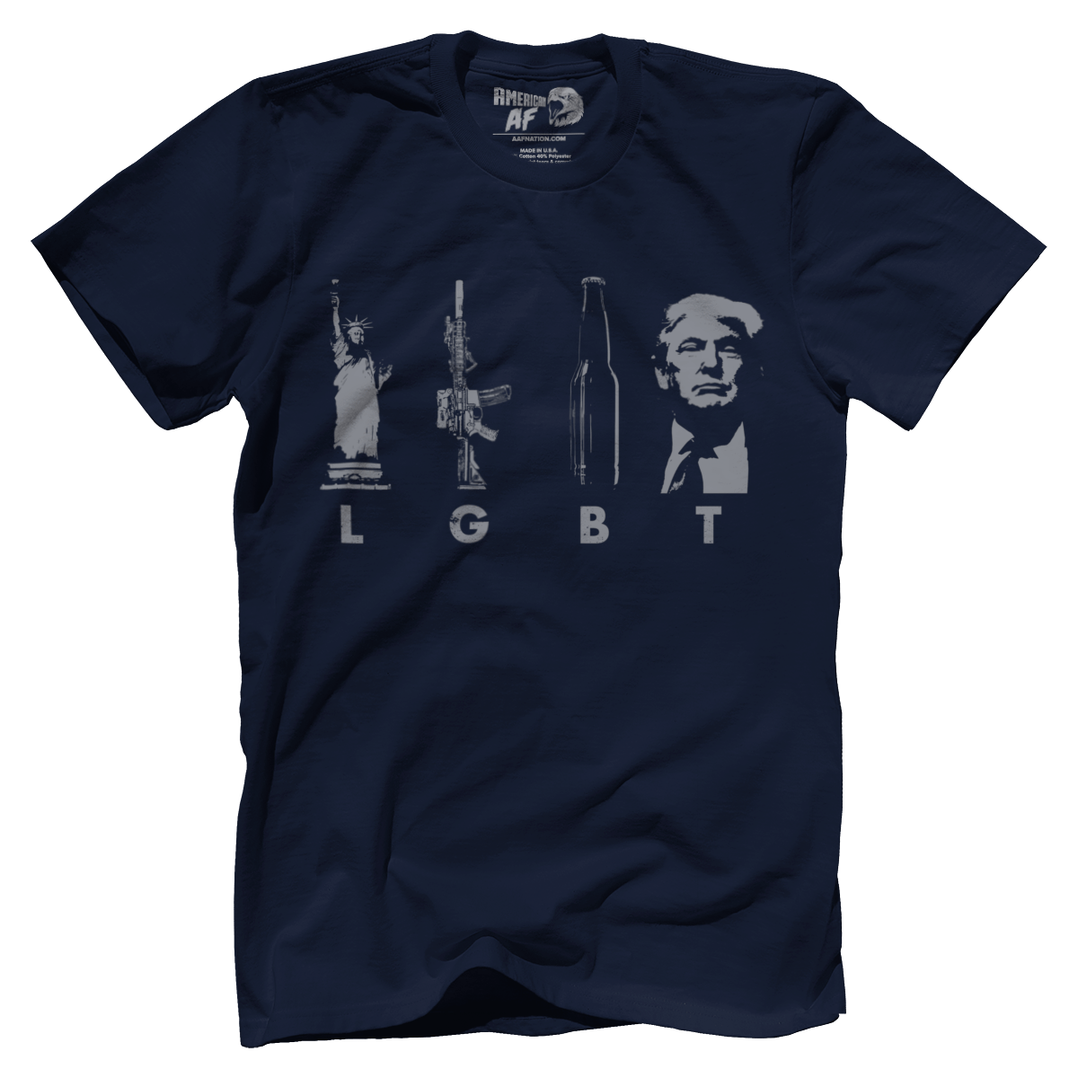 T-shirt Premium Mens Shirt / Midnight Navy / XS LGBT(rump)