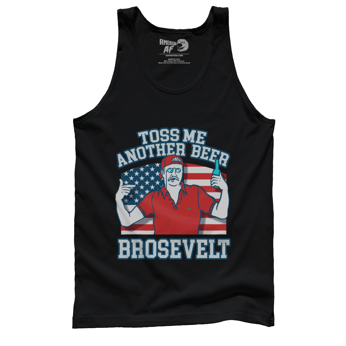 T-shirt Premium Mens Tank / Black / XS Toss Me Another Beer Brosevelt