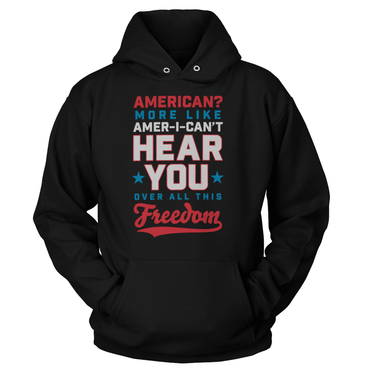 T-shirt Amer I Can't Hear You (Ladies)