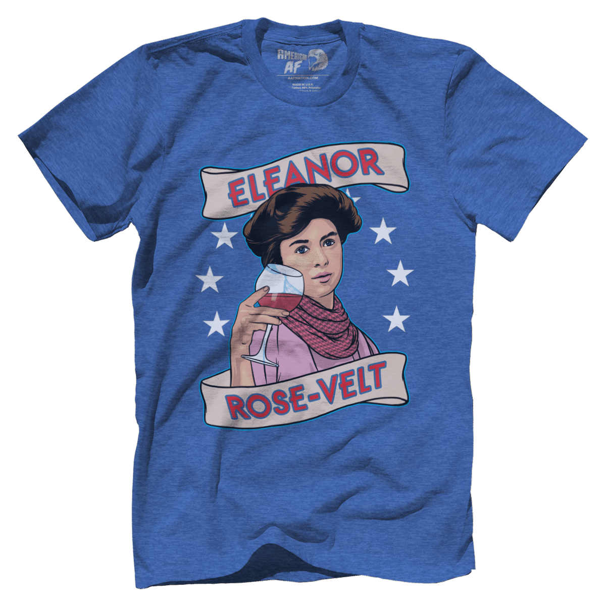 T-shirt Premium Mens Triblend Shirt / Vintage Royal / S Eleanor Rose-velt