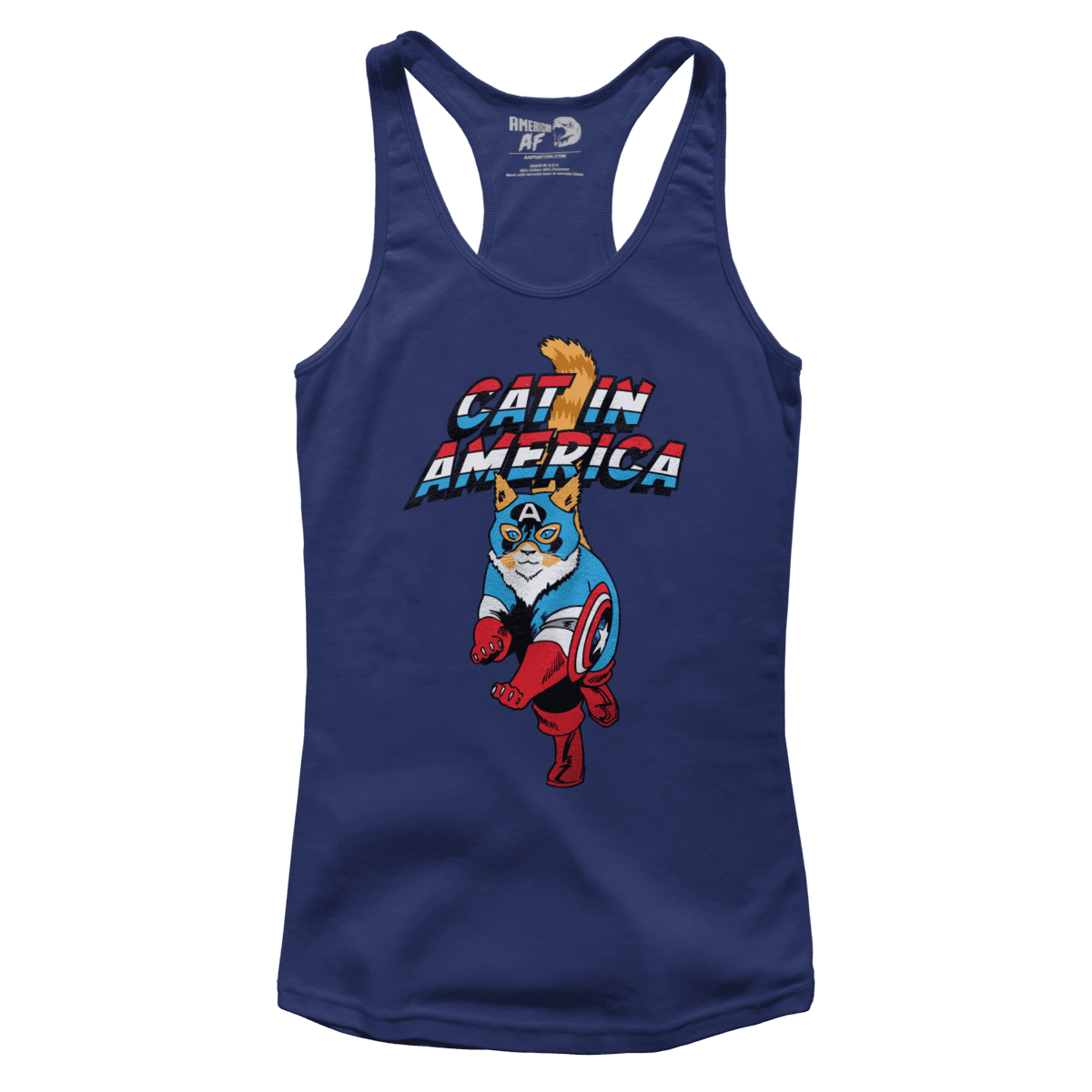 T-shirt Cat In America (Ladies)
