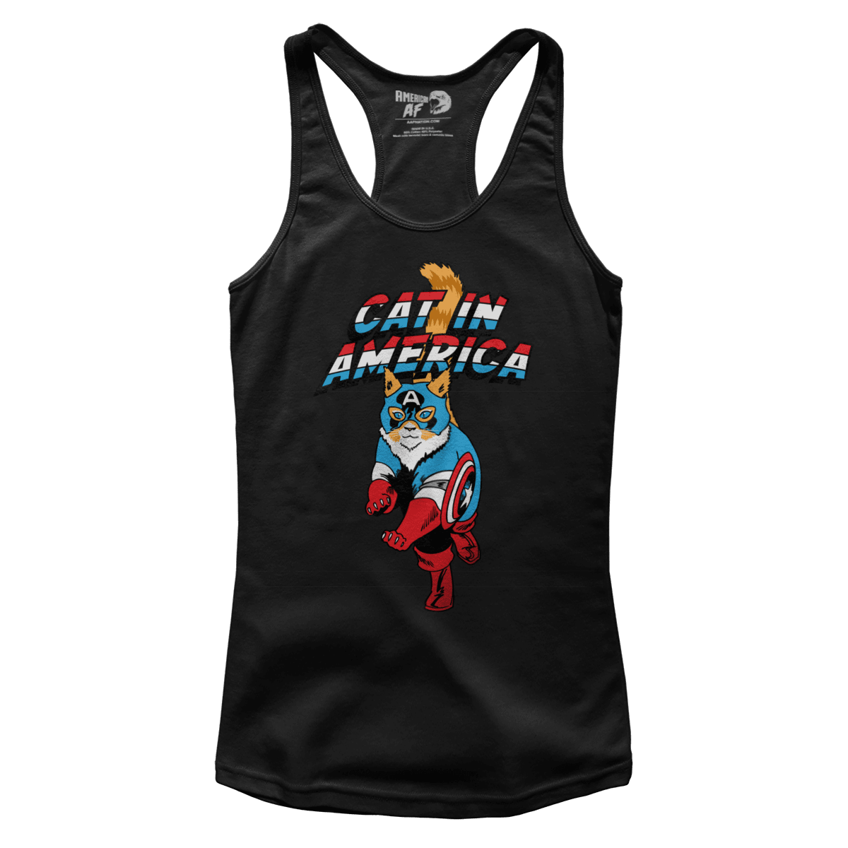 T-shirt Cat In America (Ladies)