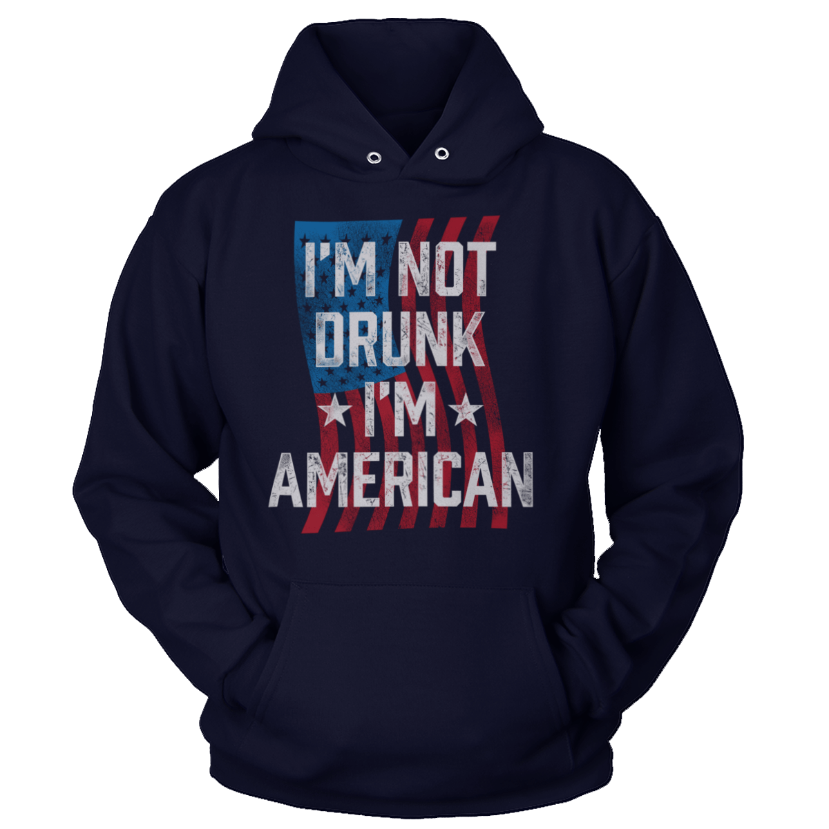 T-shirt I'm Not Drunk I'm American (Ladies)