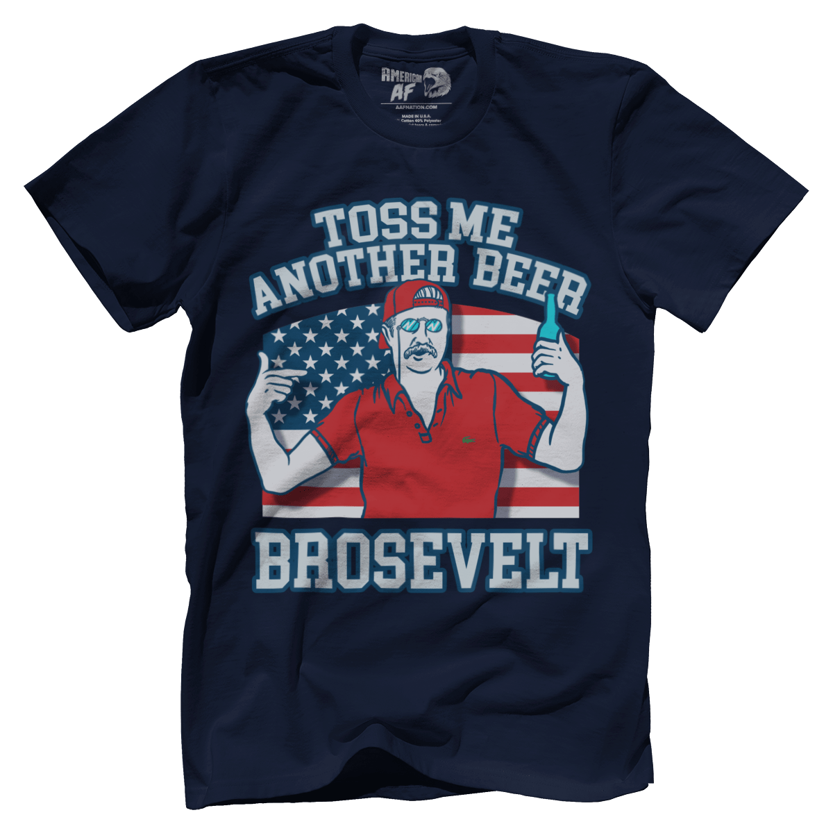 T-shirt Premium Mens Shirt / Midnight Navy / XS Toss Me Another Beer Brosevelt