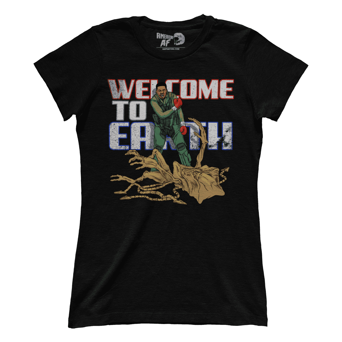 T-shirt Welcome to Earth (Ladies)