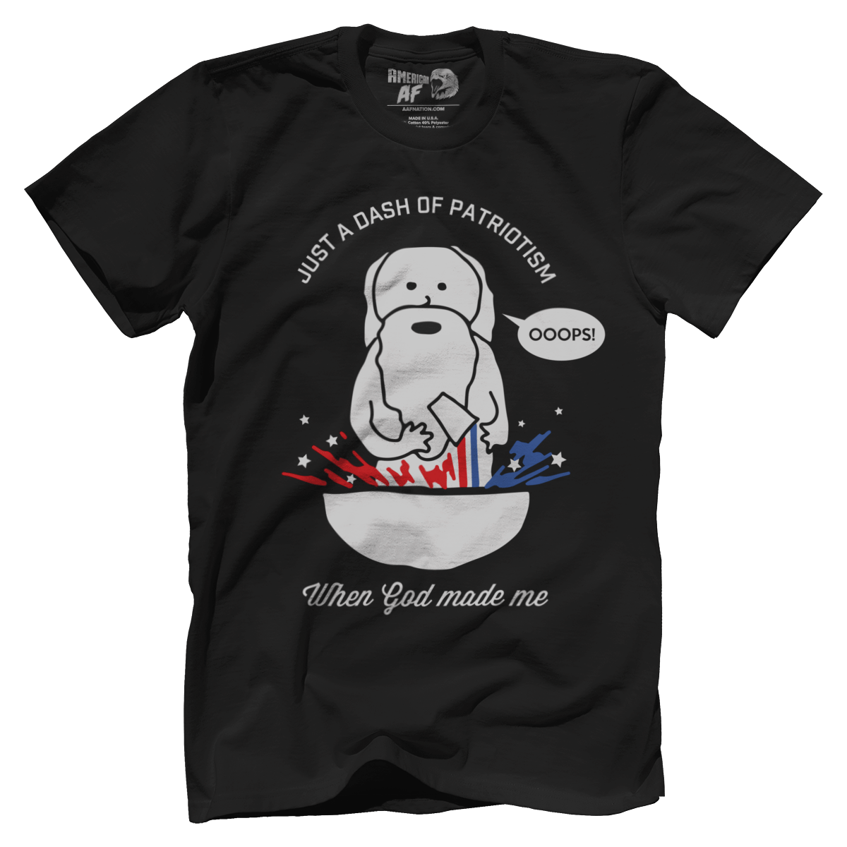 T-shirt Premium Mens Shirt / Black / XS Just a Dash of Patriotism