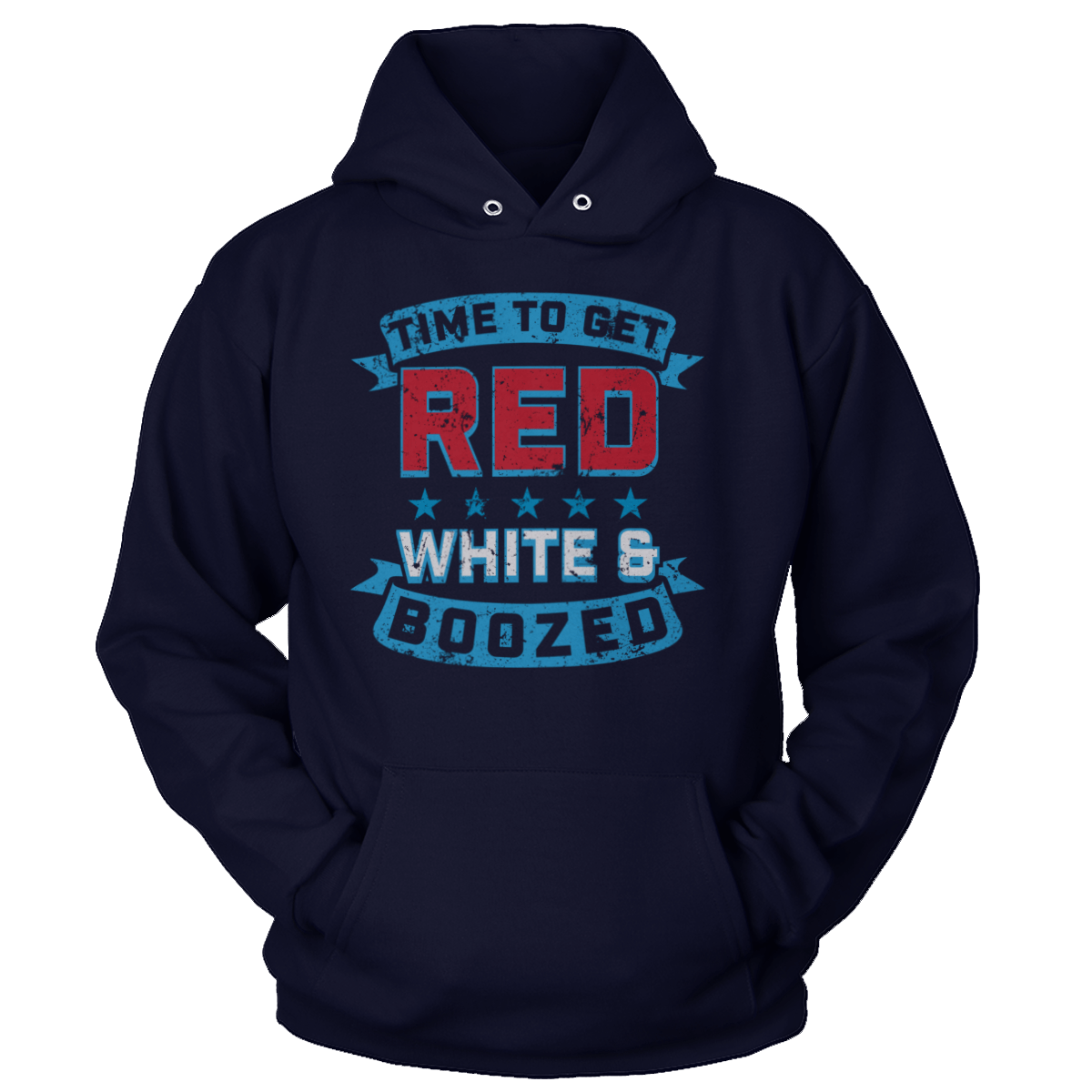Apparel Red White and Boozed (Ladies)