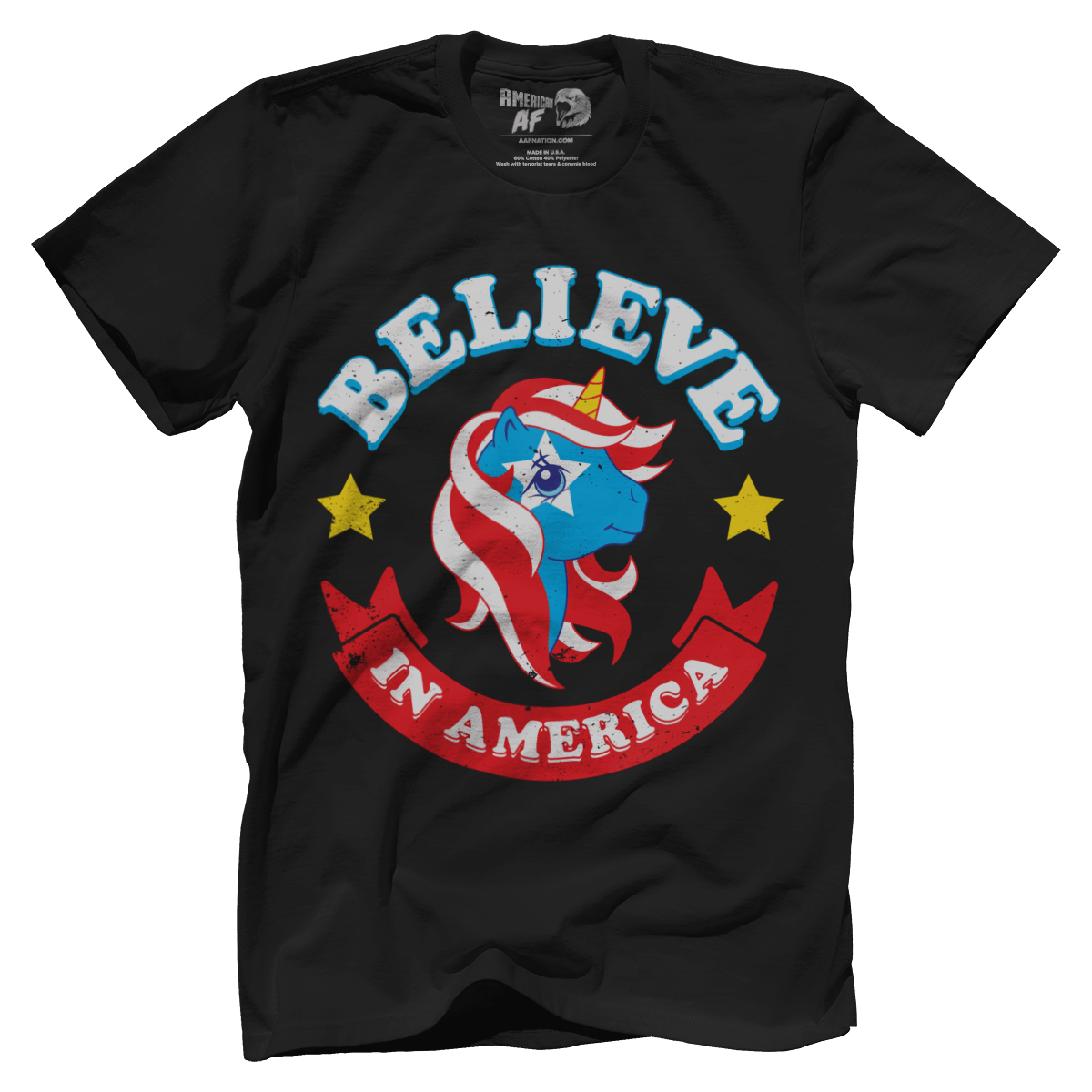 T-shirt Premium Mens Shirt / Black / XS My Little Americorn