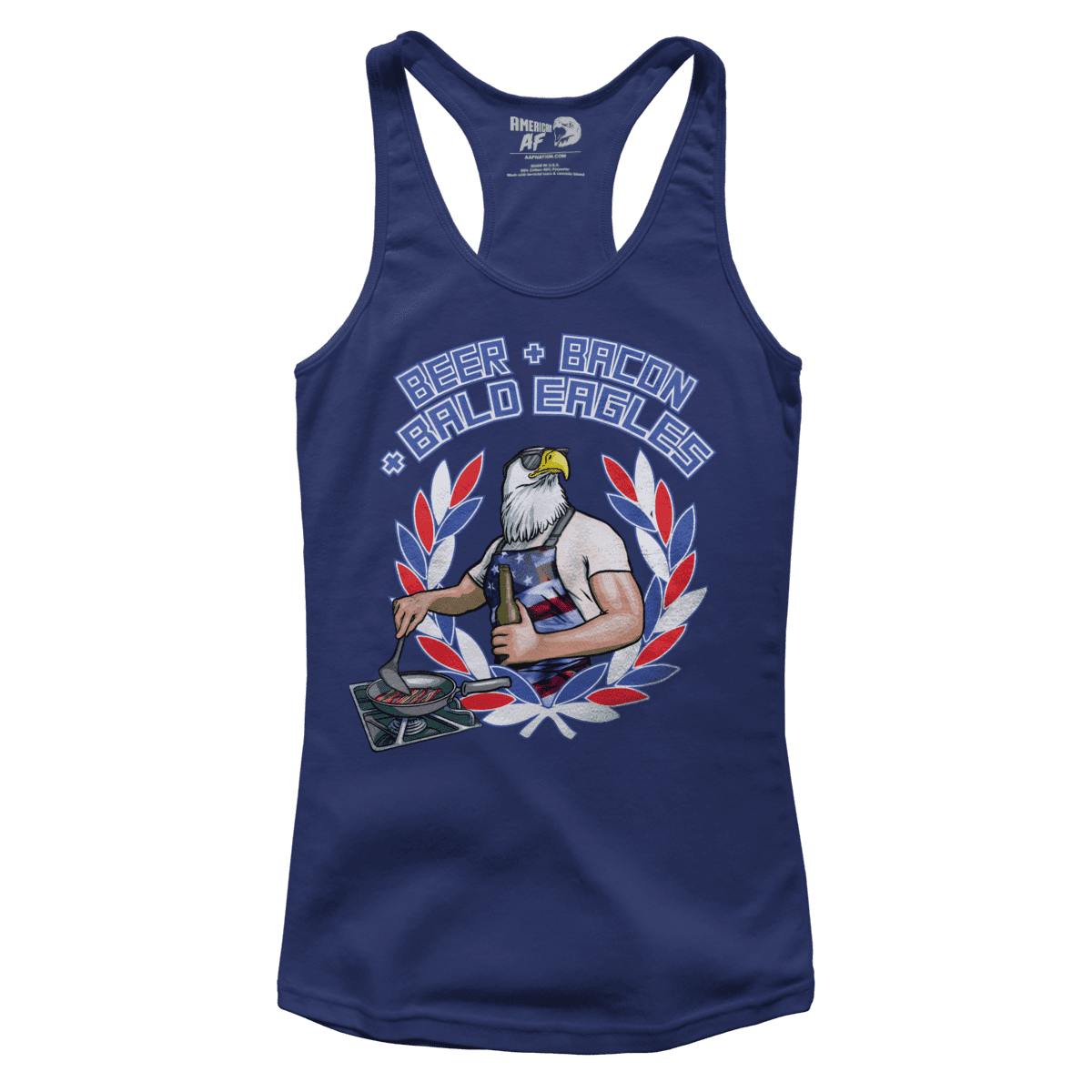 T-shirt Beer Bacon Bald Eagles V2 (Ladies)