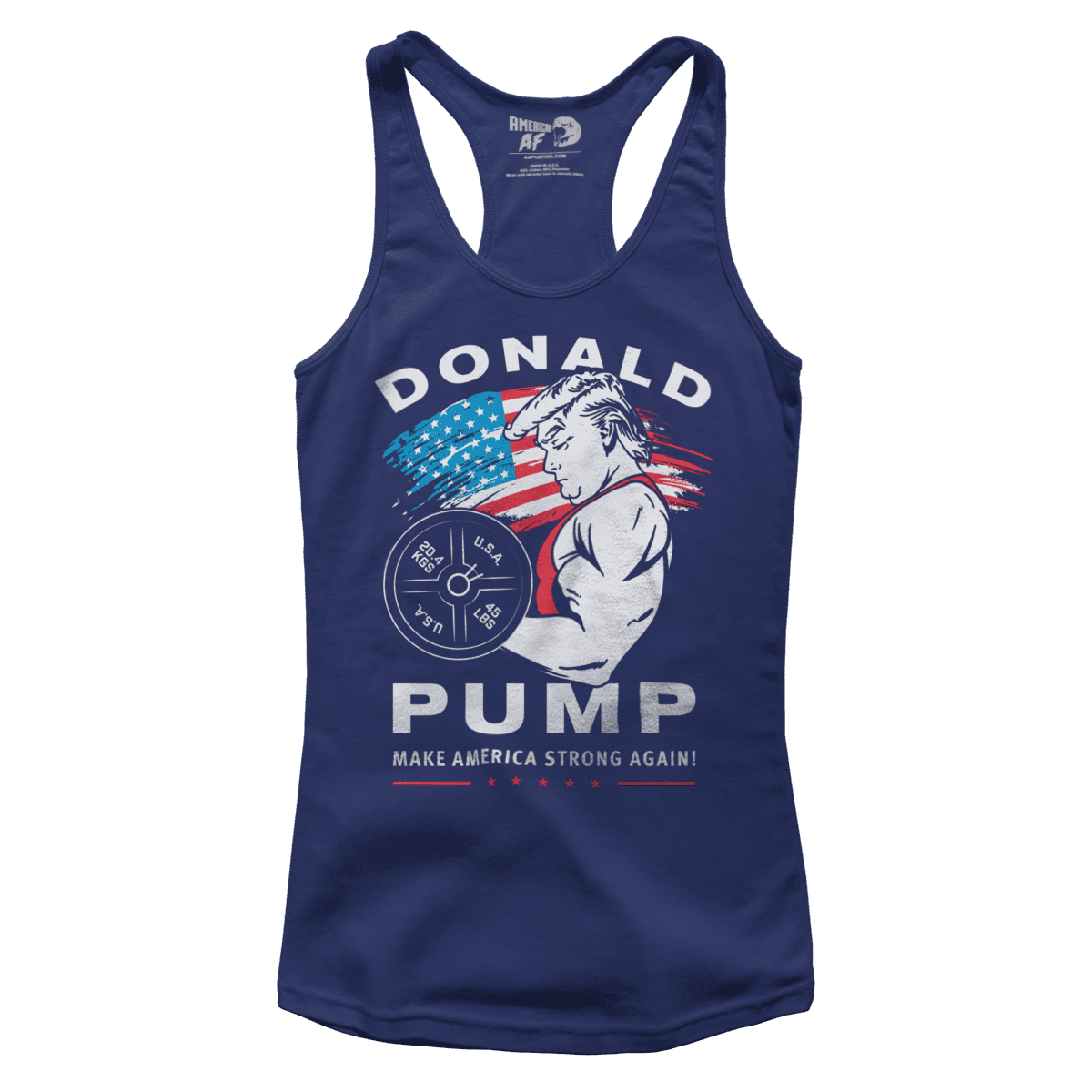 Donald Pump Racerback Tank Top