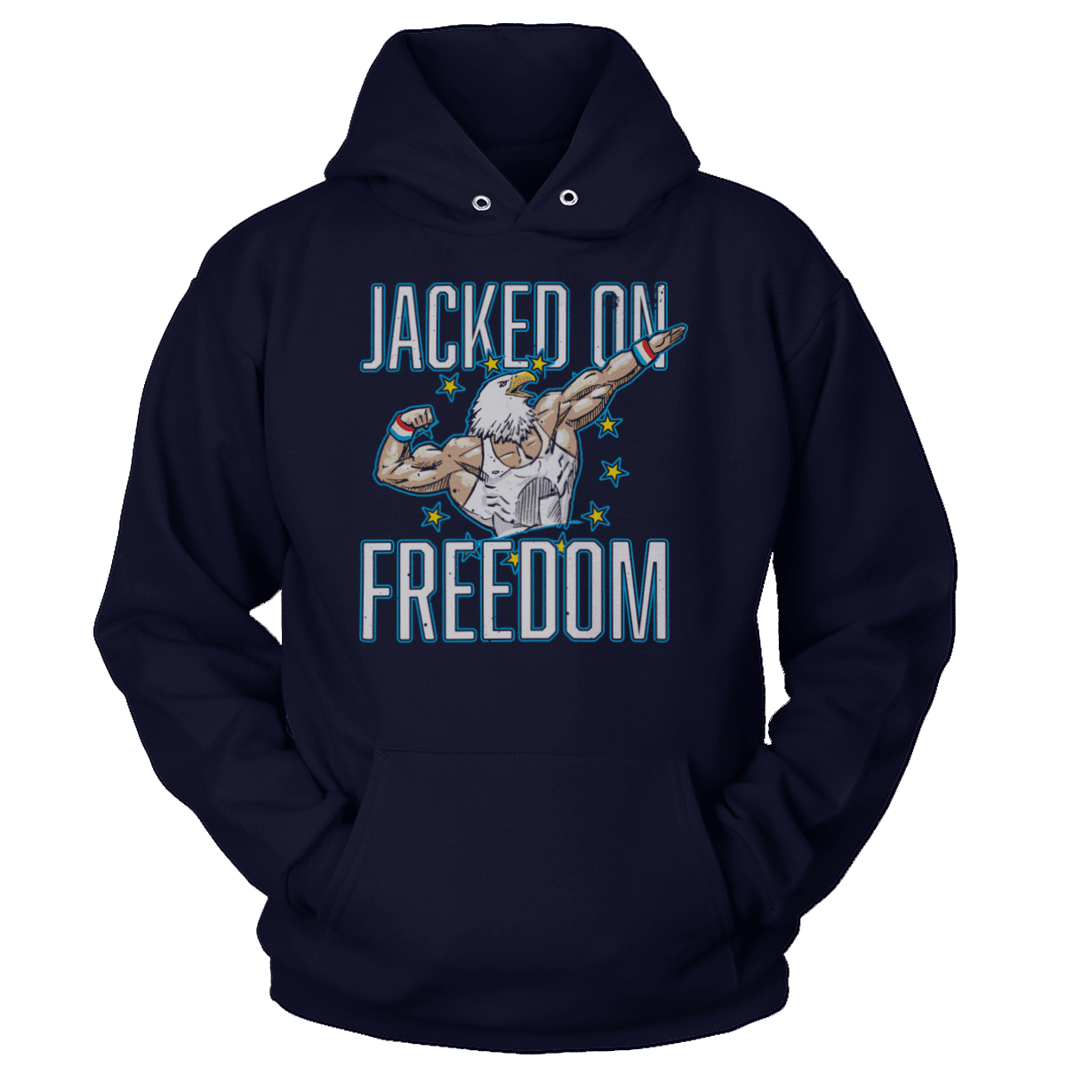 Apparel Premium Soft Hoodie / True Navy / XS Jacked on Freedom (Ladies)