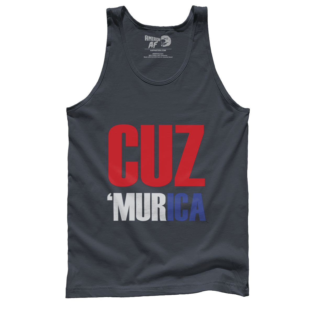 T-shirt Premium Mens Tank / Dark Grey / XS Cuz Murica