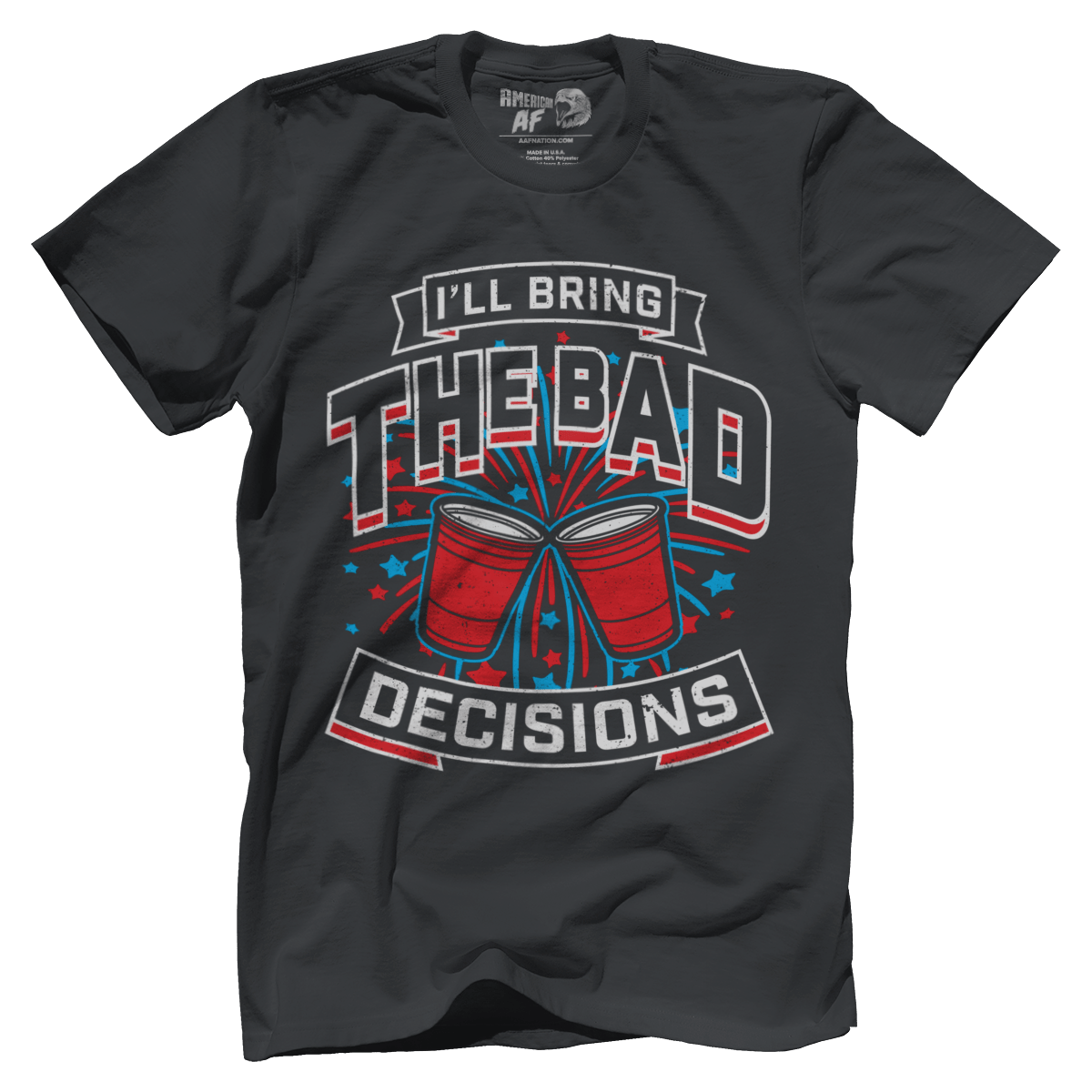 Apparel Premium Mens Shirt / Heavy Metal / XS Bad Decisions