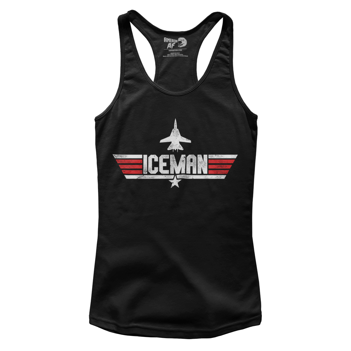 T-shirt Premium Ladies Racerback Tank / Black / XS Iceman (Ladies)