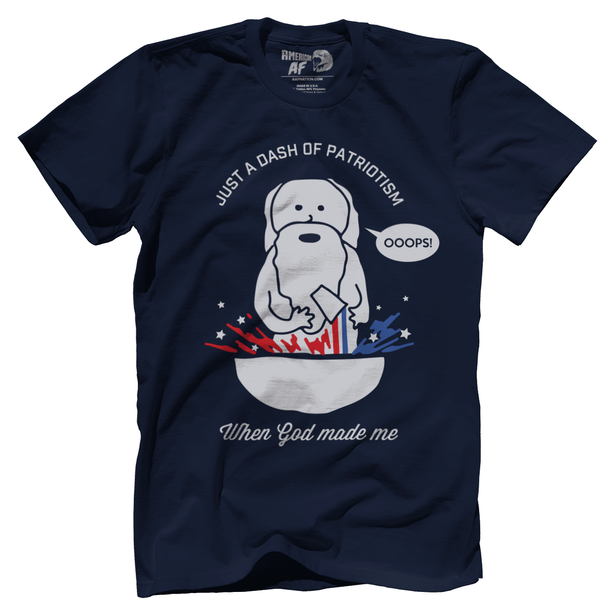 T-shirt Premium Mens Shirt / Midnight Navy / XS Just a Dash of Patriotism