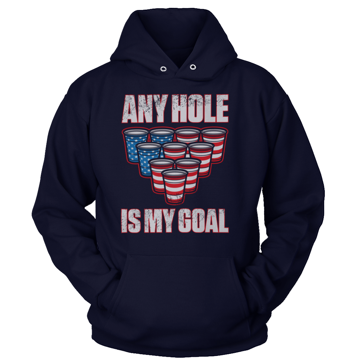 Apparel Premium Soft Hoodie / True Navy / XS Any Hole is My Goal (Ladies)