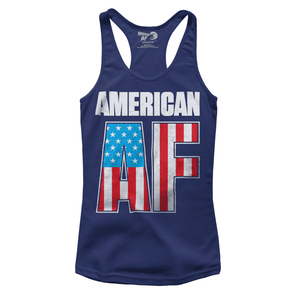 T-shirt Premium Ladies Racerback Tank / Midnight Navy / XS American AF (Ladies)
