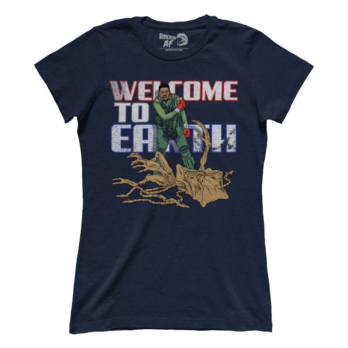 T-shirt Welcome to Earth (Ladies)