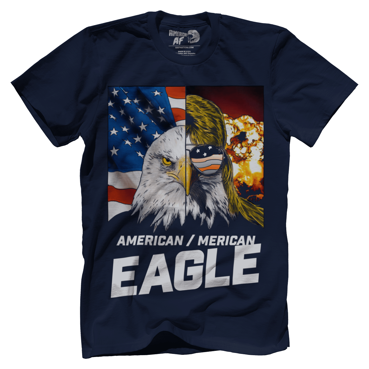 T-shirt Premium Mens Shirt / Midnight Navy / XS American Eagle. Merican Eagle.
