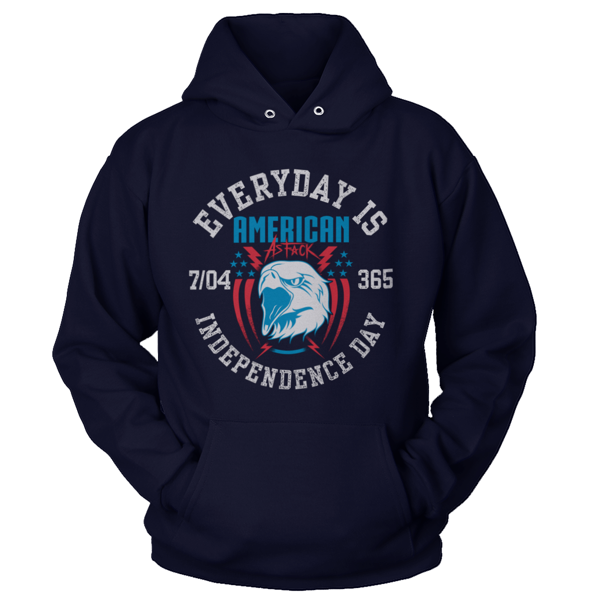 T-shirt Premium Soft Hoodie / True Navy / XS Every Day Is Independence Day (Ladies)