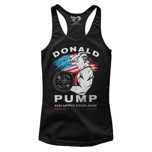 Donald Pump Racerback Tank Top