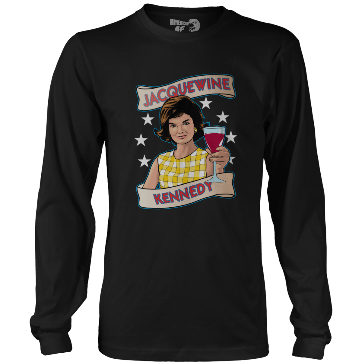 T-shirt Mens Long Sleeve / Black / S JacqueWine Kennedy