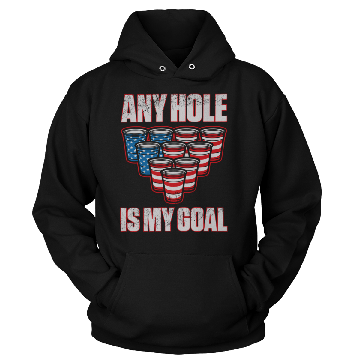 Apparel Premium Soft Hoodie / Black / XS Any Hole is My Goal (Ladies)