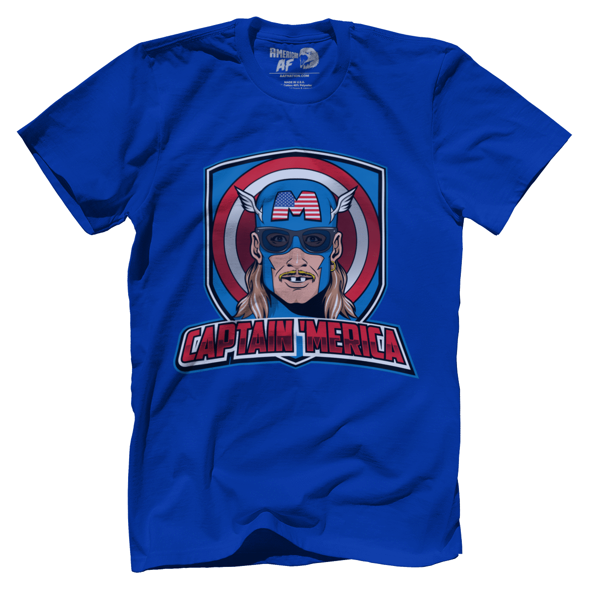 T-shirt Premium Mens Shirt / Royal / XS Captain 'Merica
