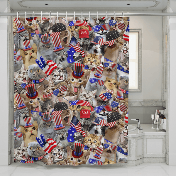 Americats - Shower Curtain