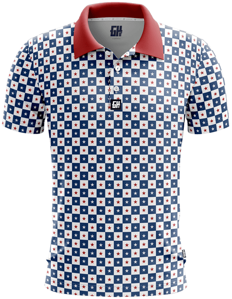 Checkered Golf Polo