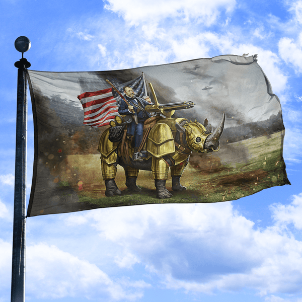Grant Rhino - Flag