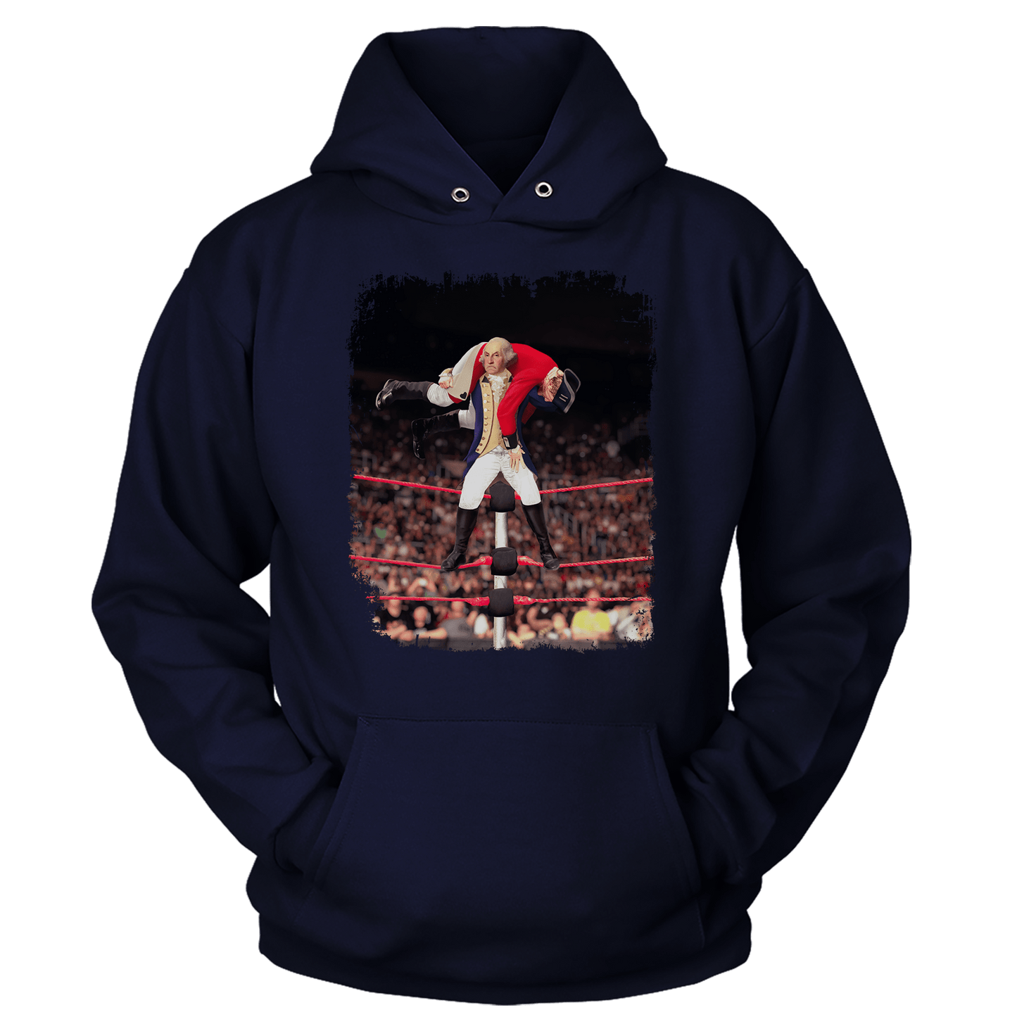 T-shirt Unisex Hoodie / Navy / S George Washington Wrestling V2