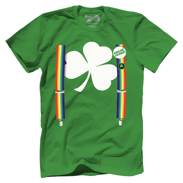 Kiss Me I'm Irish Suspenders