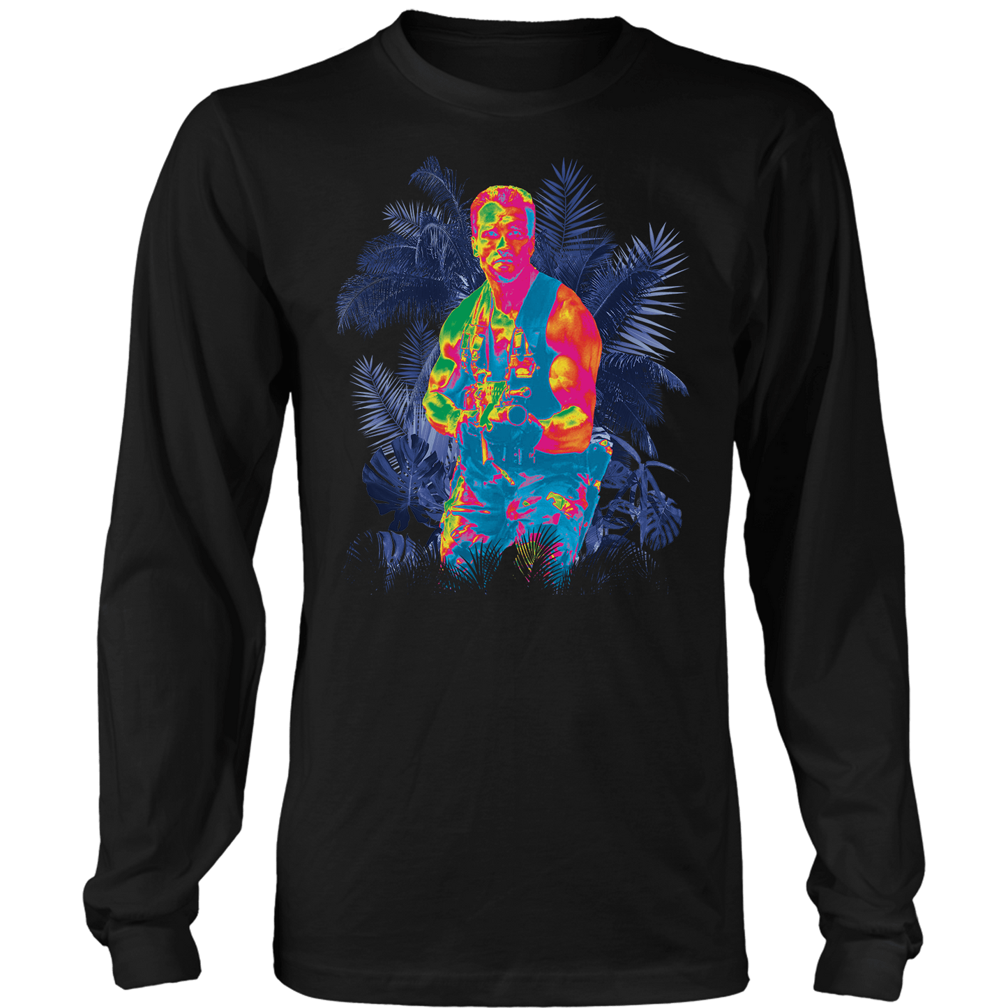 T-shirt Mens Long Sleeve / Black / S Predator Vision V1