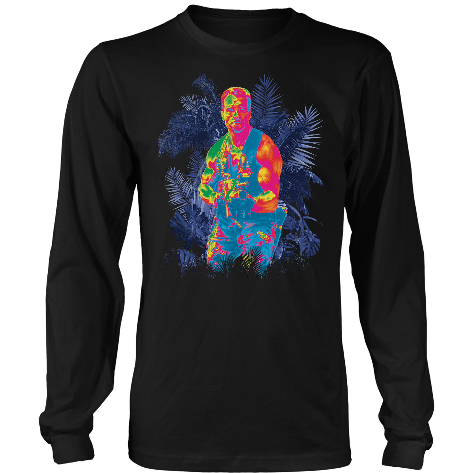 T-shirt Mens Long Sleeve / Black / S Predator Vision V1