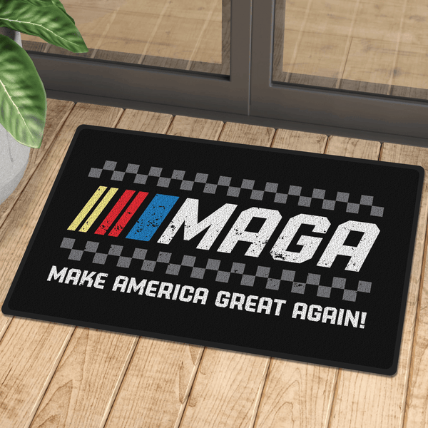 MAGA NASCAR Door Mat
